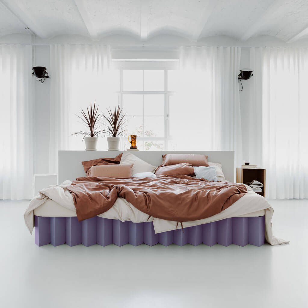 ROOM IN A BOX family bed in lavender